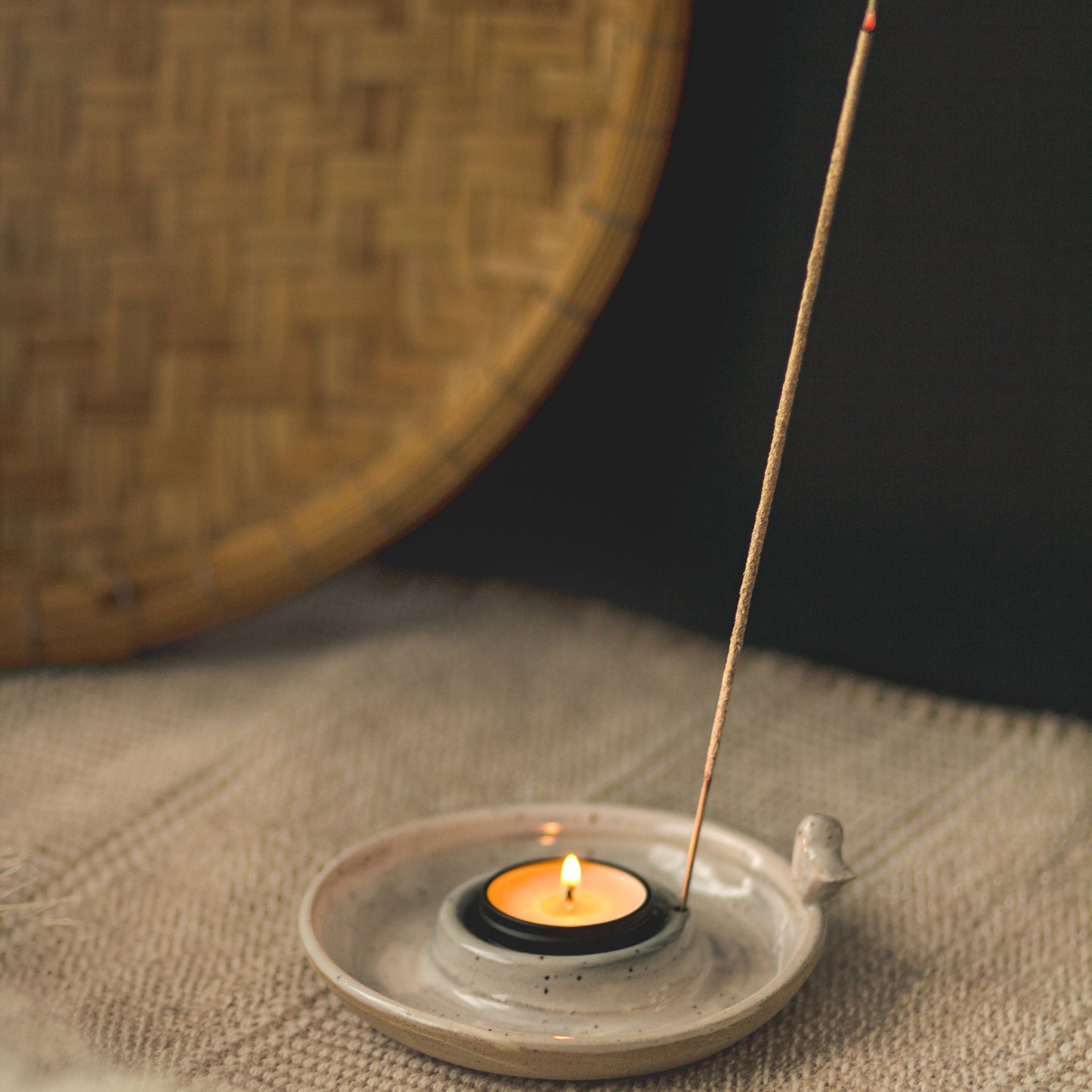 Little Bird Incense Bowl / Tealight Holder
