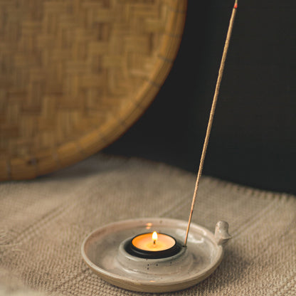 Little Bird Incense Bowl / Tealight Holder