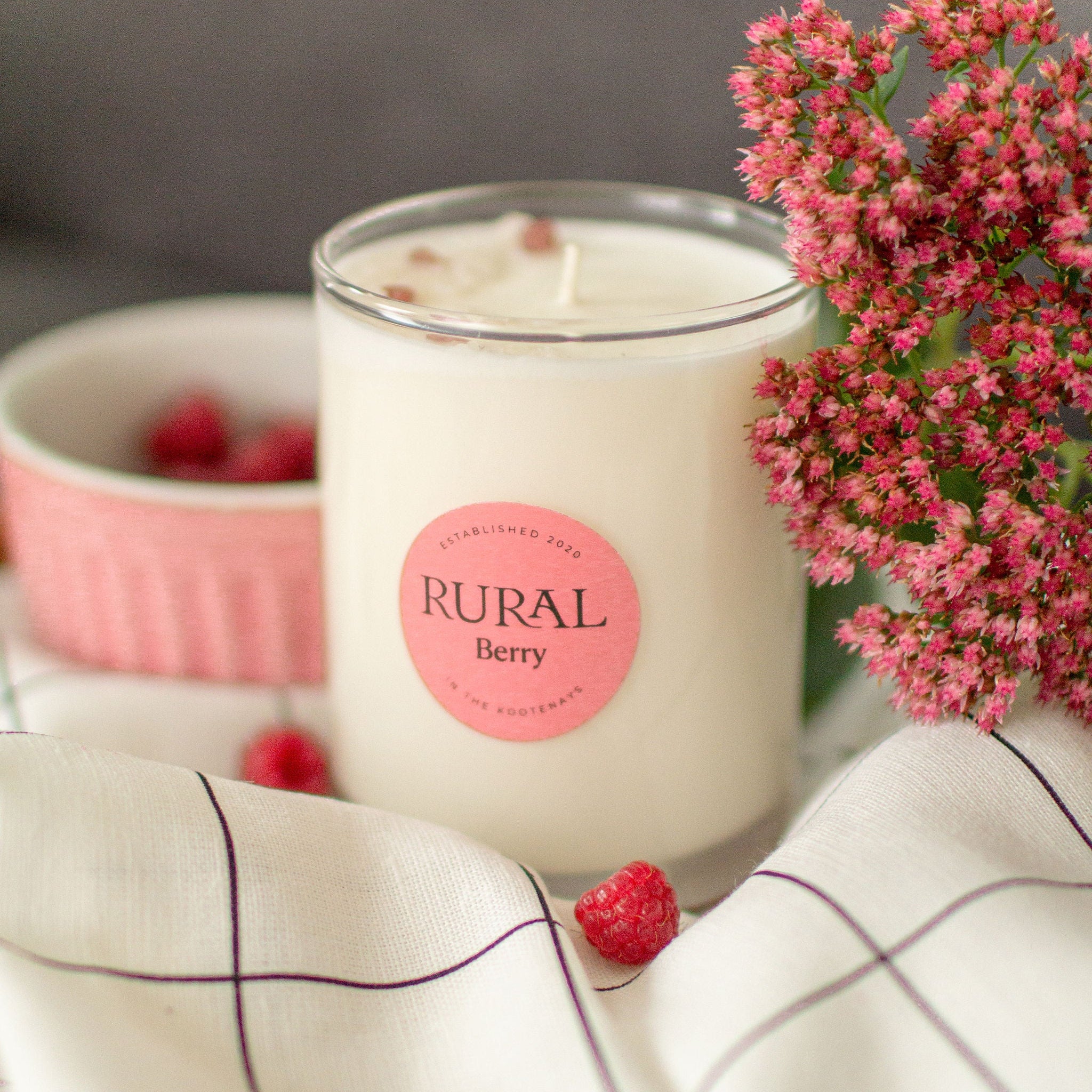 Berry Classic Glass Candle